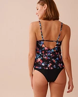 Haut tankini bretelles minces NEON PETALS