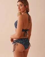 Haut de bikini push-up en fibres recyclées PERIWINKLE FLOWERS