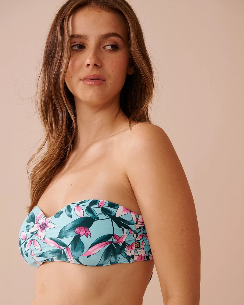 Haut de bikini bandeau BEACH BLOOMS