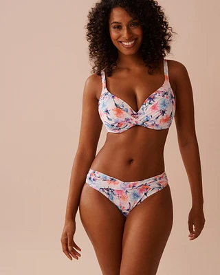 WATERCOLOUR D Cup Plunge Bikini Top