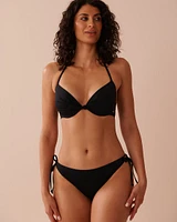 Bas de bikini brésilien noué aux hanches BLACK