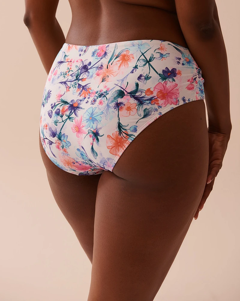 WATERCOLOUR Mid-rise Bikini Bottom