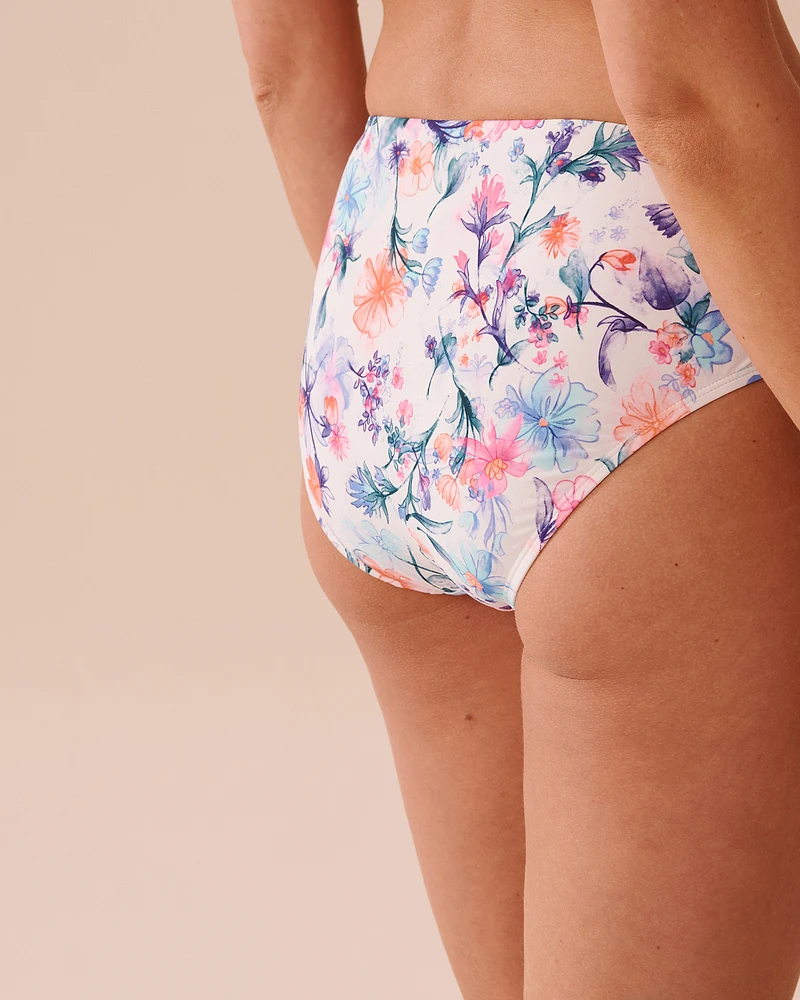 WATERCOLOUR Mid-rise Bikini Bottom