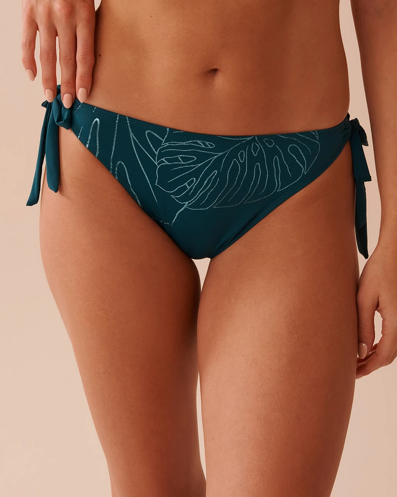 MONSTERA Side Tie Brazilian Bikini Bottom