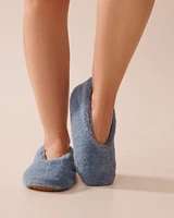 Faux Fur Slipper Socks