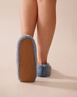 Faux Fur Slipper Socks