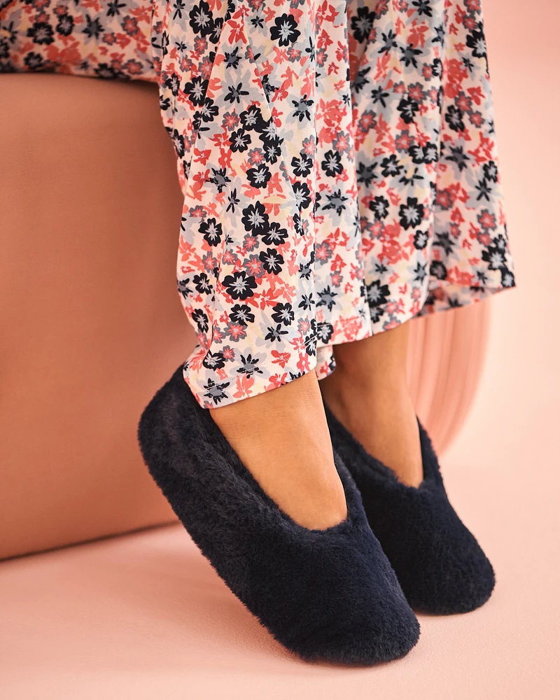 Faux Fur Slipper Socks