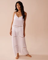 Gauze Layered Long Dress