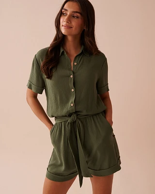 Gauze Romper