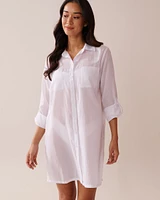 Chemise longue en coton