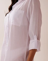 Chemise longue en coton