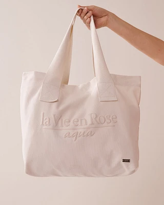 La Vie en Rose Beach Bag