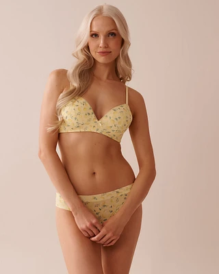 Soutien-gorge doublure légère sans armatures en modal et dentelle