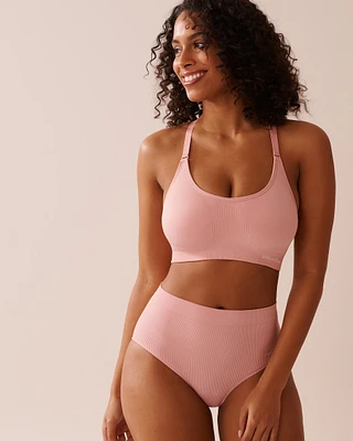 Soutien-gorge de sport sans coutures dos nageur impact léger