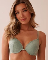 Push-up Front Closure Demi Bra