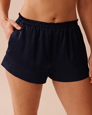 Frill Detail Satin Shorts