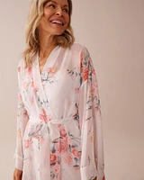 Romantic Bouquet Chiffon Kimono