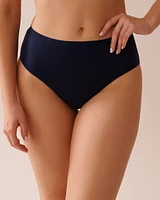 Culotte bikini taille haute coton