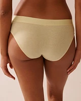 Cotton and Logo Elastic Band Bikini Panty