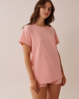 T-shirt en coton à poche