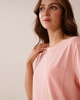 T-shirt en coton à poche