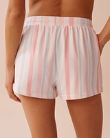 Multistripe Super Soft Pajama Shorts