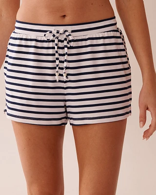 Nautical Stripe Super Soft Pajama Shorts