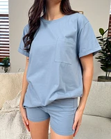 Cotton T-shirt with Pocket