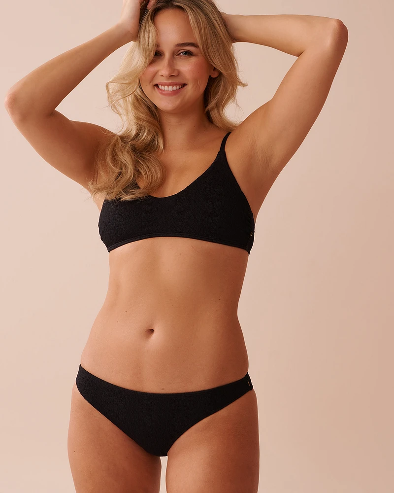 Haut de bikini bralette texturé  SOLID