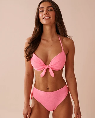 Haut de bikini push-up texturé FIZZY PINK