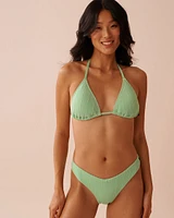 CITRUS Textured Triangle Bikini Top