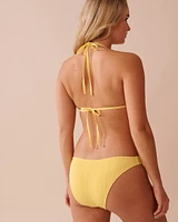 Haut de bikini triangle texturé CITRUS