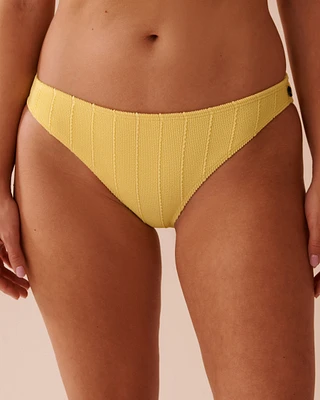 Bas de bikini brésilien taille basse texturé CITRUS