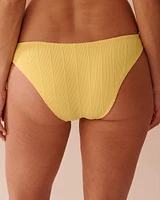 Bas de bikini brésilien taille basse texturé CITRUS