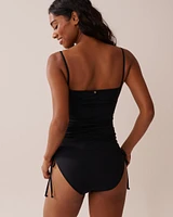 Recycled Fibers Adjustable Side One-piece Swimsuit