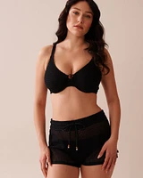 SOLID Crochet Swim Shorts