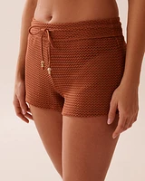 TERRACOTTA Crochet Swim Shorts
