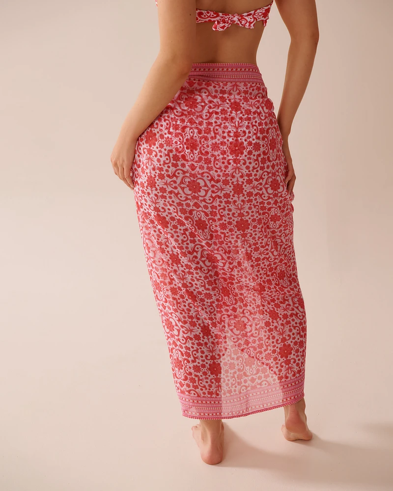 Paréo long en chiffon