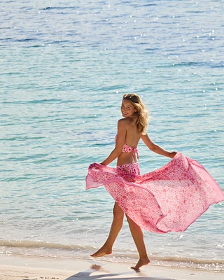 Paréo long en chiffon