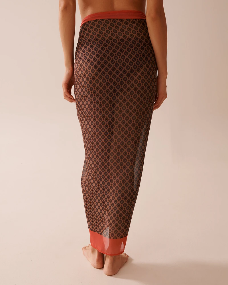 Paréo long en chiffon