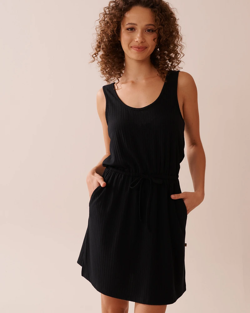 Ribbed Sleeveless Dress