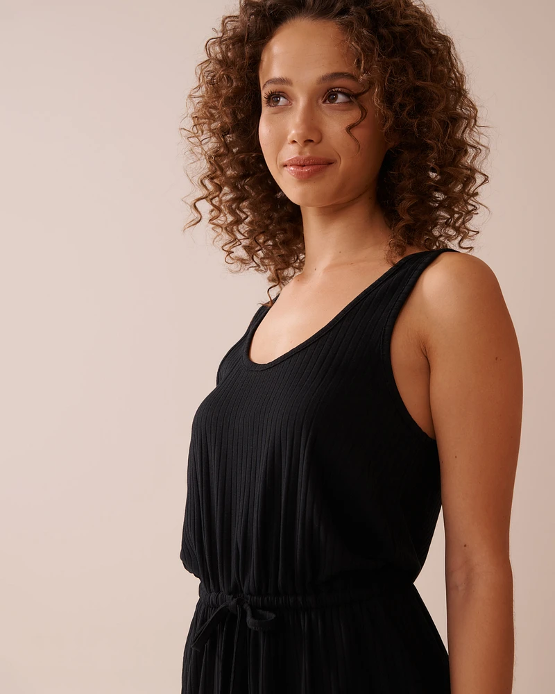 Ribbed Sleeveless Dress