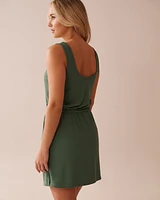 Ribbed Sleeveless Dress