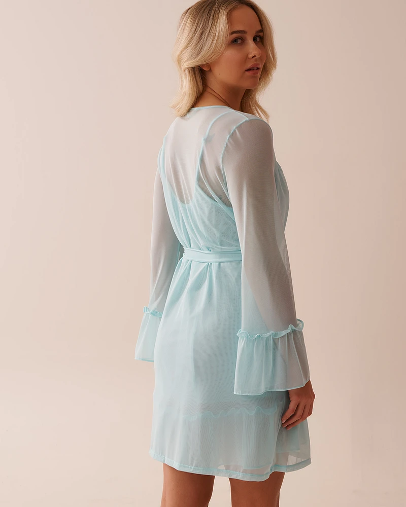 Short Mesh Kimono