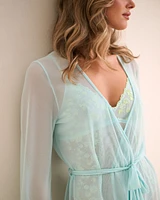Short Mesh Kimono
