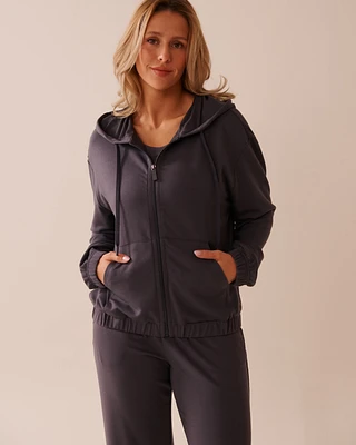 French Terry Zip-up Hoodie