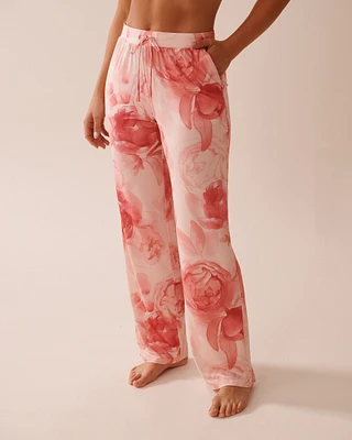 Recycled Fibers Floral Pajama Pants