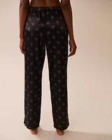 Ensemble pyjama à pois en satin