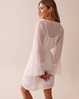 Short Mesh Kimono