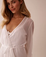 Short Mesh Kimono